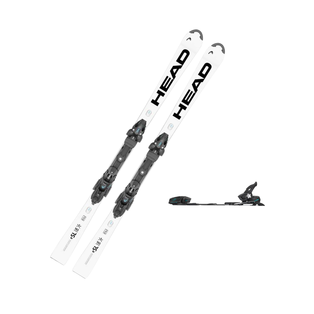 HEAD WCR e-SL Rebel FIS 165 cm Kayak Takımı + Freeflex ST 16 Bağlama Dahil